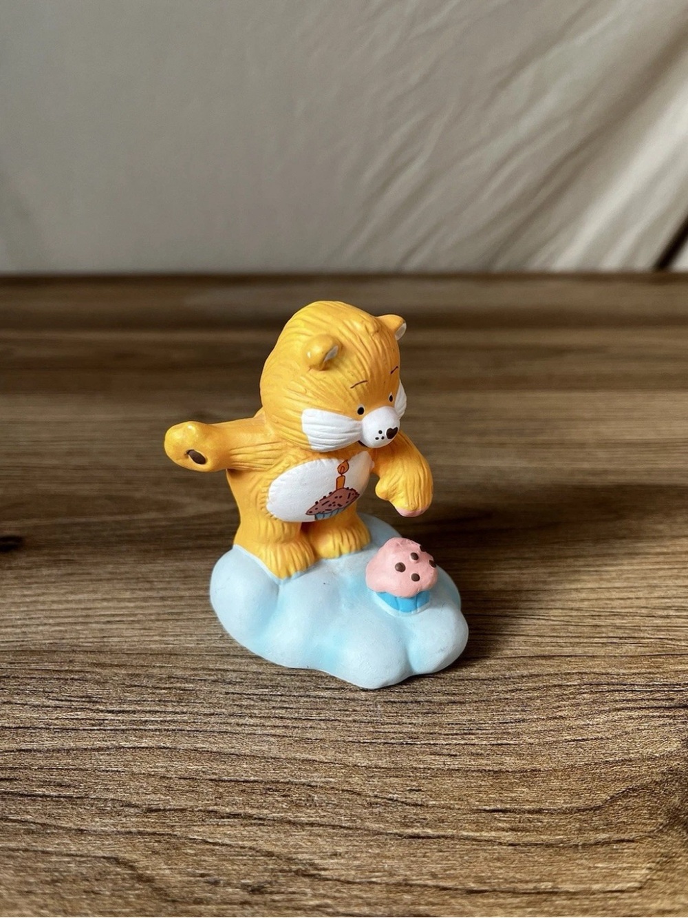 Vintage 80s Care Bears American Greetings Ceramic Birthday Bear Figurine